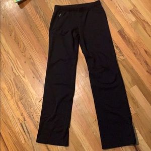 Athleta fleeced lined strait legged pants